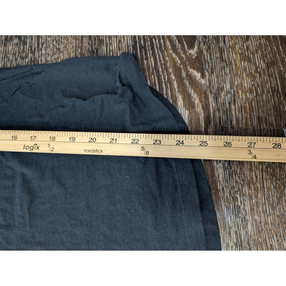 PINK Victoria's Secret T-Shirt Womens S Black Ringer Colorblock Crew Neck Jersey - Picture 5 of 10